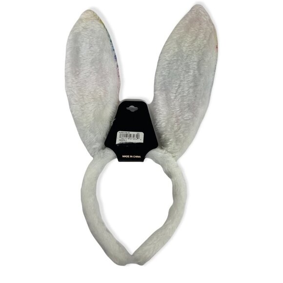 NWT Nordstrom Noir Bunny Ear Headband Sequin Stripe New With Tags Fluffy NEW‎ - Picture 3 of 7